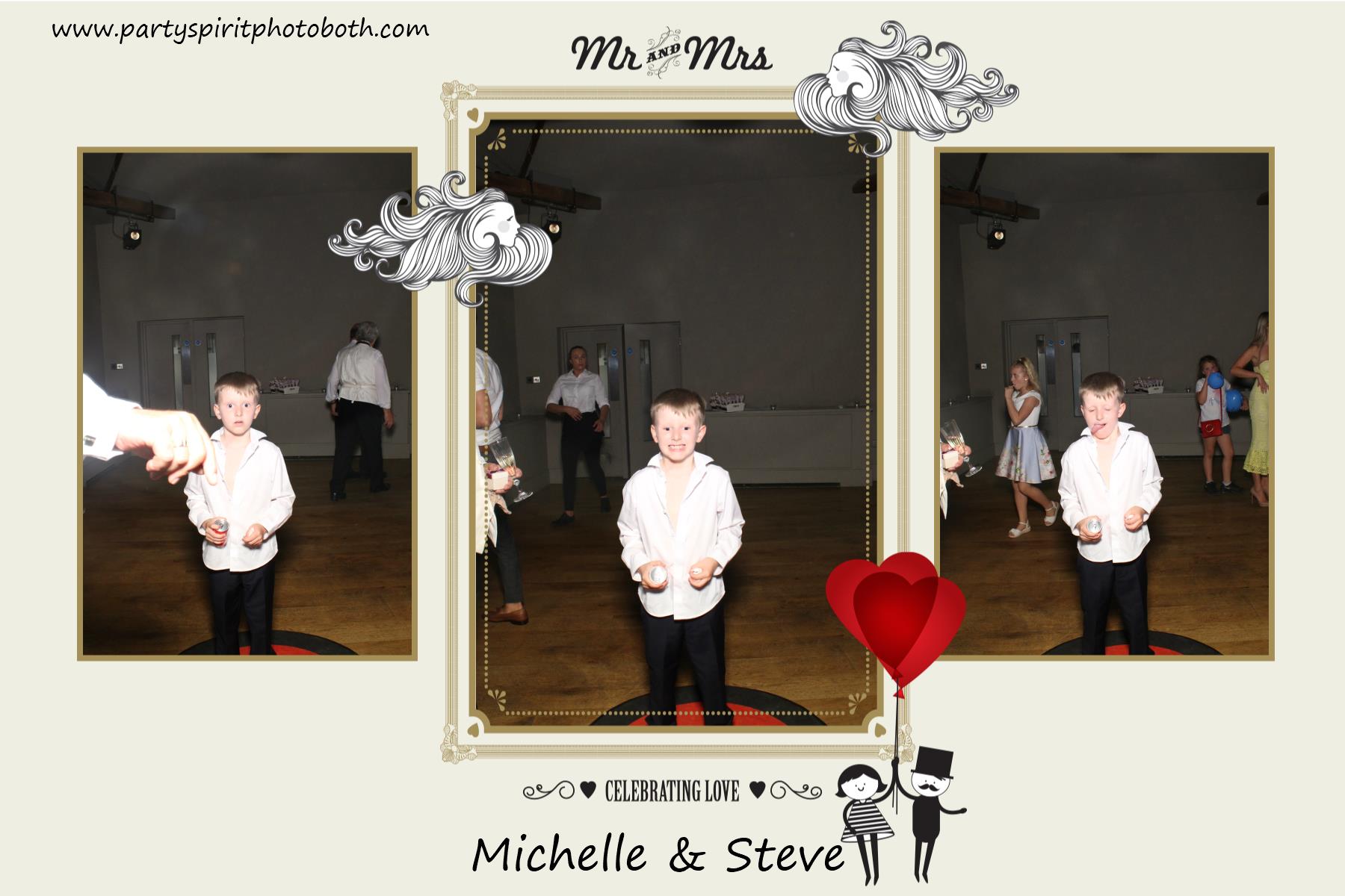 Michelle & Steve Wedding | View more photos from the event at gallery.partyspiritphotobooth.com/u/PartySpiritPhotoBooth/Michelle-Steve-Wedding
